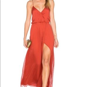 The Jet Set Diaries orange maxi dress