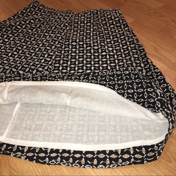 < 3xHP > KIM ROGERS BW EYELET SKIRT - Picture 5 of 5