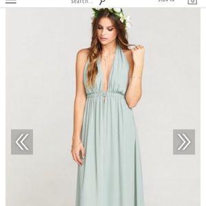 Show me your mumu bridesmaid dress.