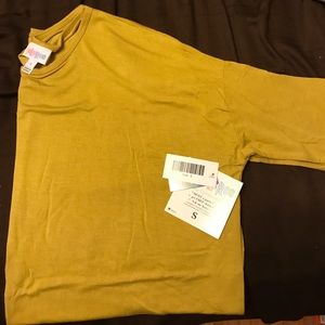 LuLaRoe S SOLID MUSTARD IRMA
