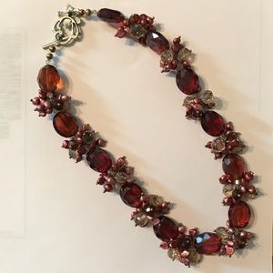 NEW Pink Crystal Necklace