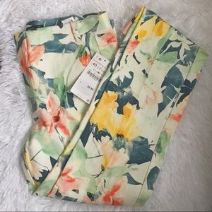 NEW Zara Floral Trousers