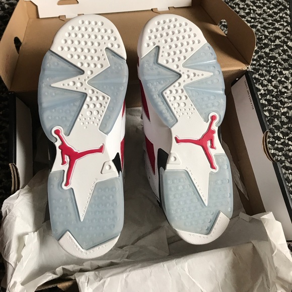 AIR JORDAN 6 RETRO BG (GS) "CARMINE" - Picture 2 of 7