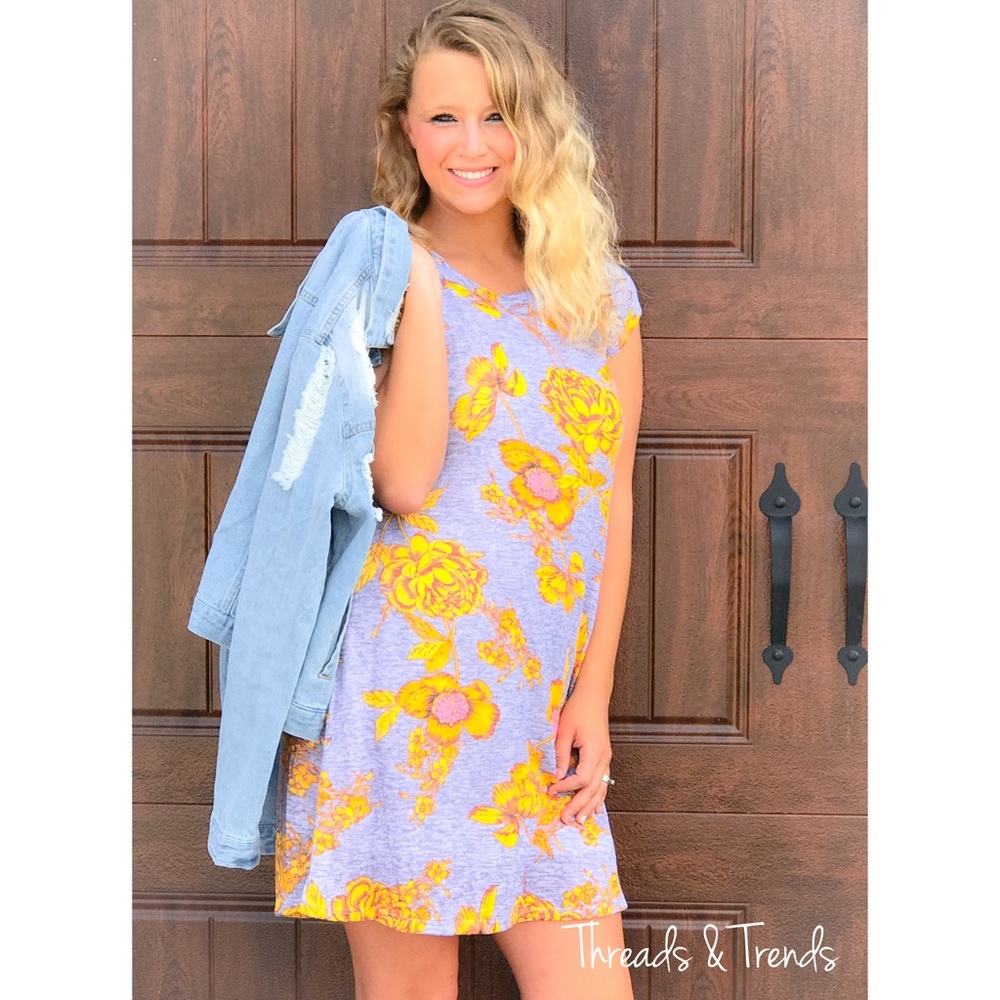 Buttercup Floral Slip Dress