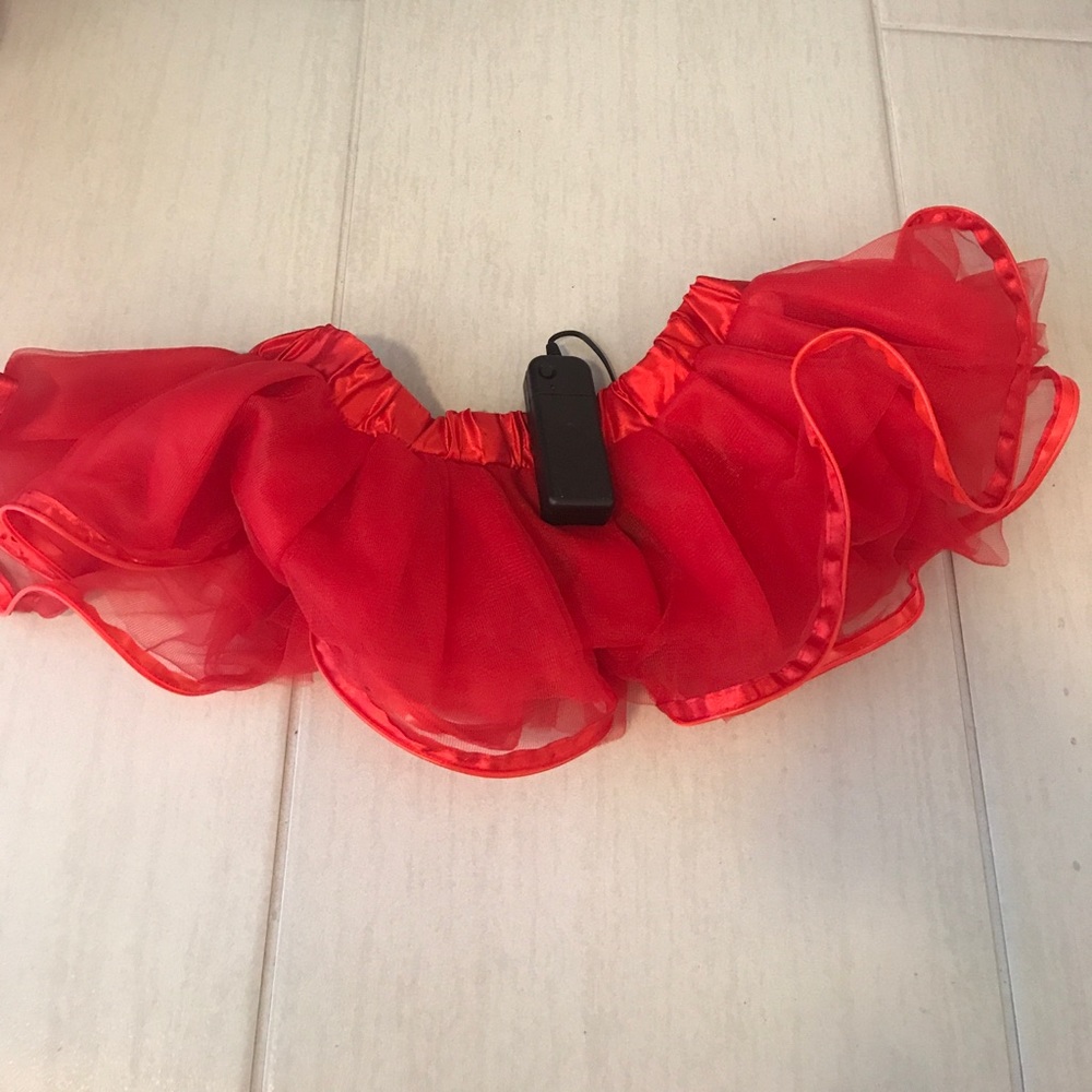 Red LED Light Up Tutu - Picture 3 of 4