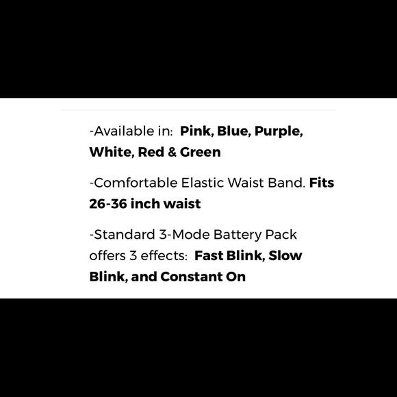 Red LED Light Up Tutu - Picture 4 of 4