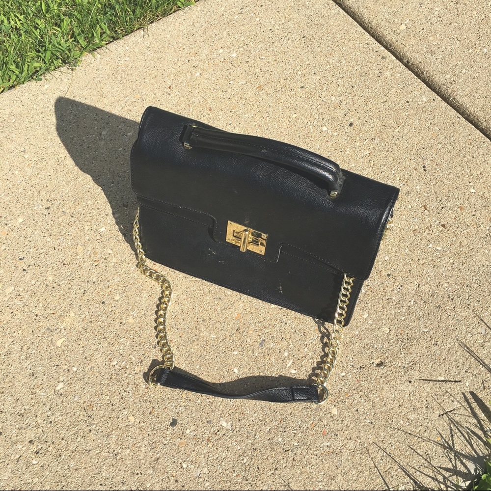 BLACK OLIVIA+JOY PURSE