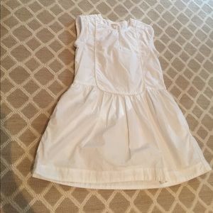 Crewcuts size 7 white cotton dress