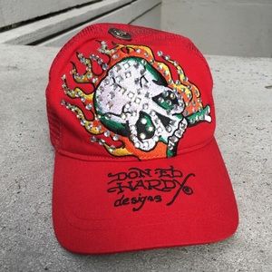 Bold ED HARDY Trucker Hat