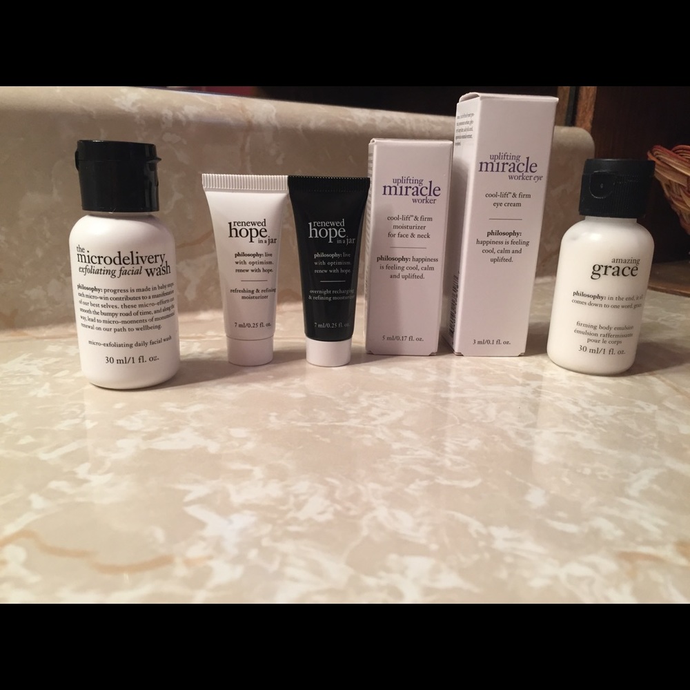 Philosophy Skin Care 6 Travel Size Items