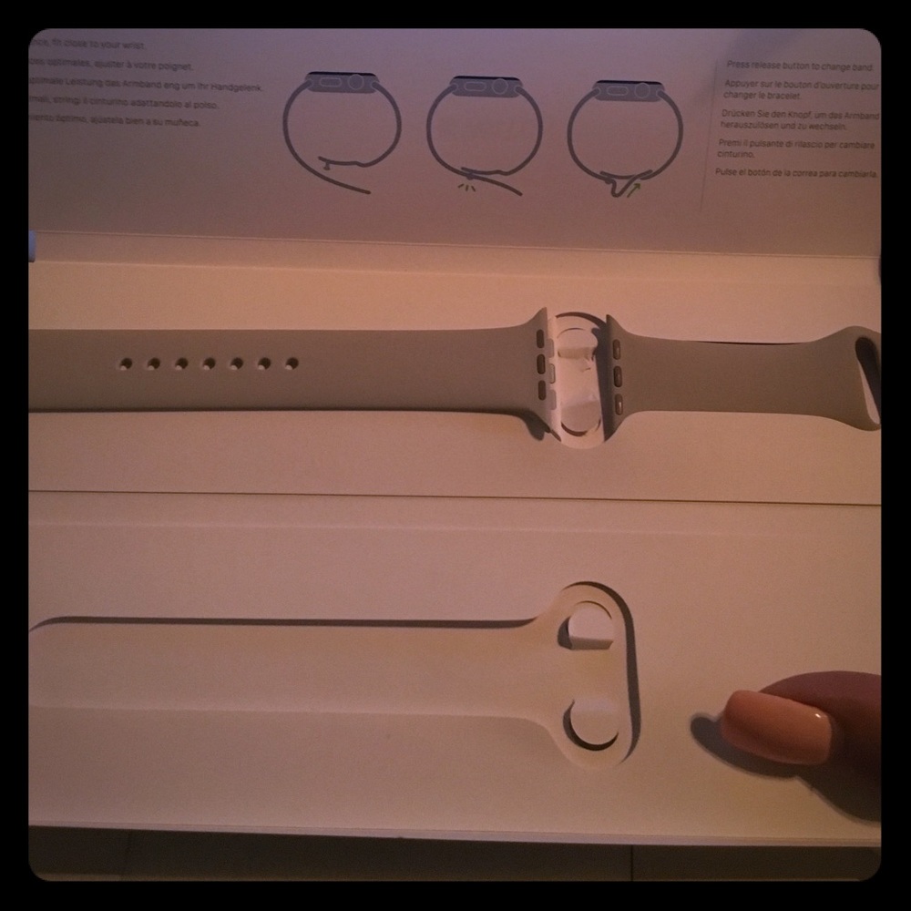 Tan Apple Watch sport 42mm band