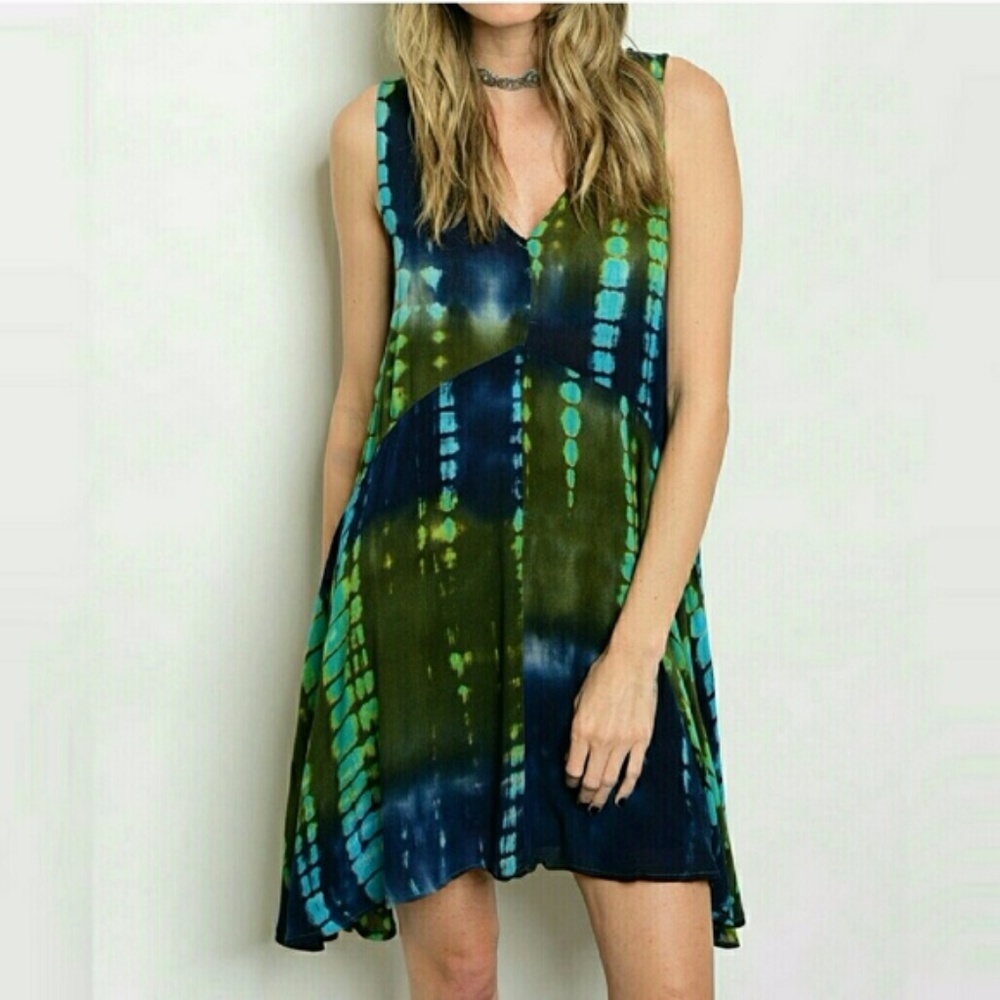 Loveriche Gauzy Tie-Dye Tunic or Dress