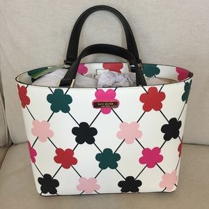 Kate Spade Grant Street Multicolored Vinyl Tote