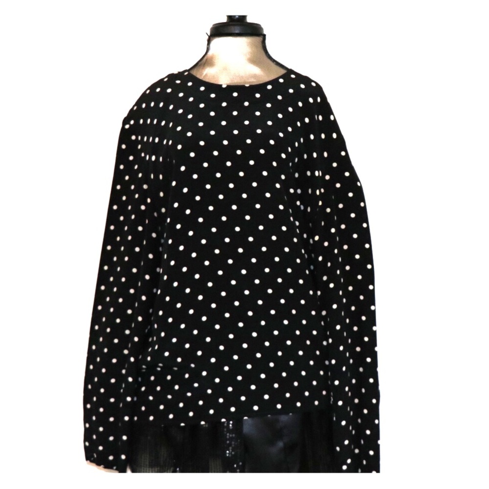 Vintage Polka Dot Blouse