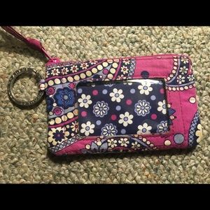 Pink and purple paisley Vera Bradley wallet