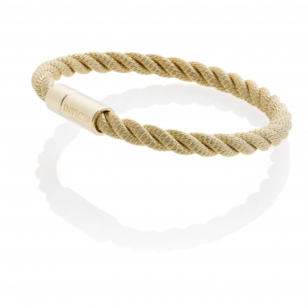 Invicta 18K Gold plated  Bracelet with 24K Clasp