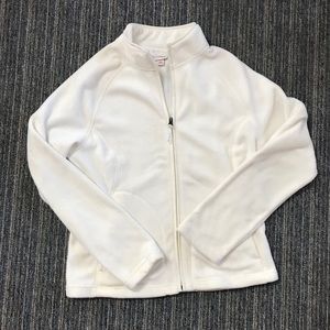 White warm Merona zip up jacket