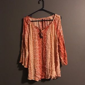 Ruff Hewn long sleeve open shoulder (L)