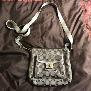 Coach Crossbody and Black wristlet bundle