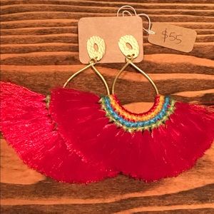 Fiesta Fan Earrings