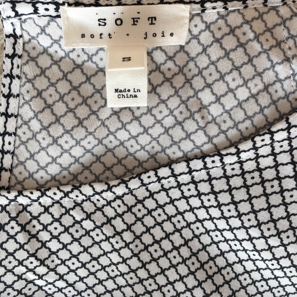 Soft Joie Reagan Mixed Geo Top - Picture 2 of 5