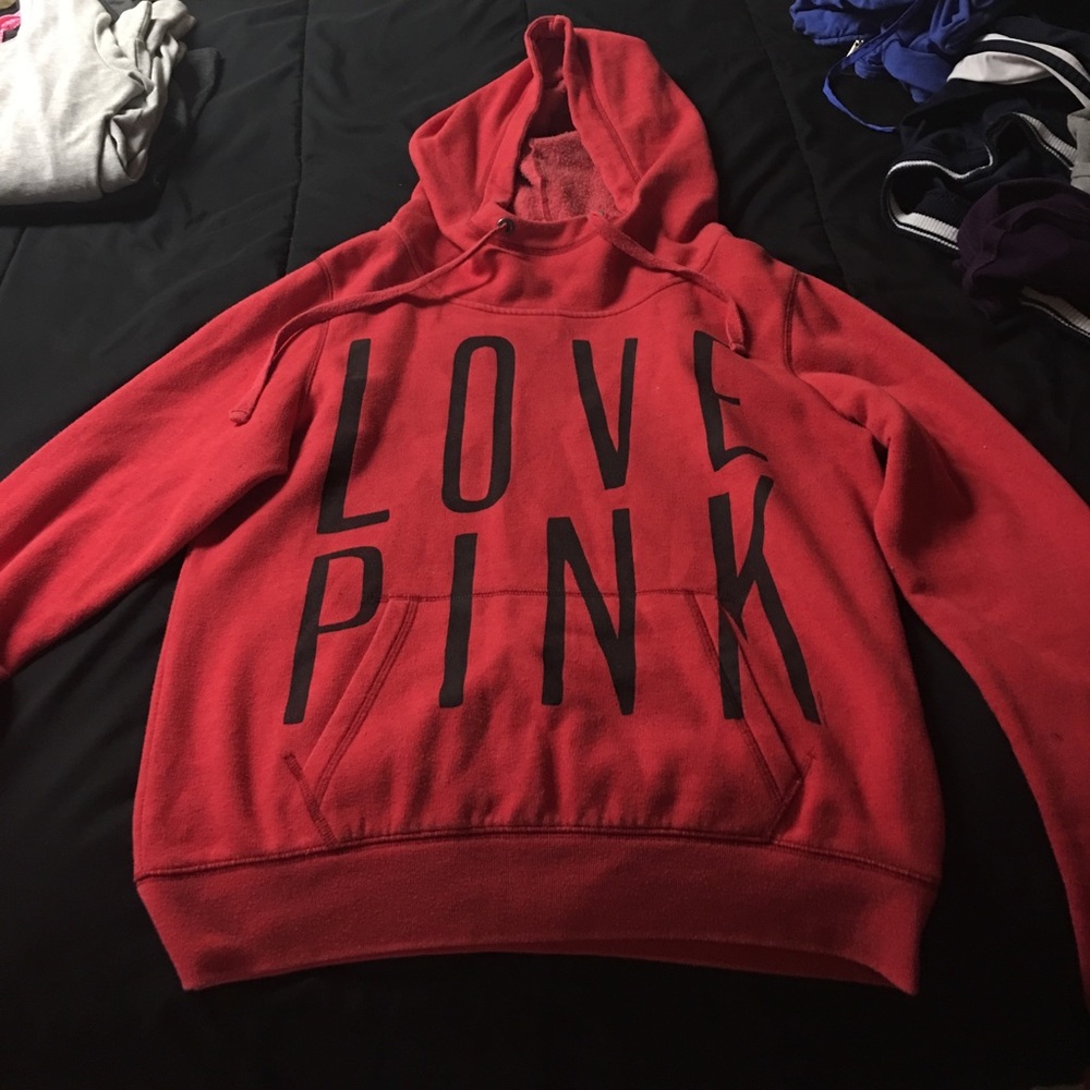 Pink sweat shirt