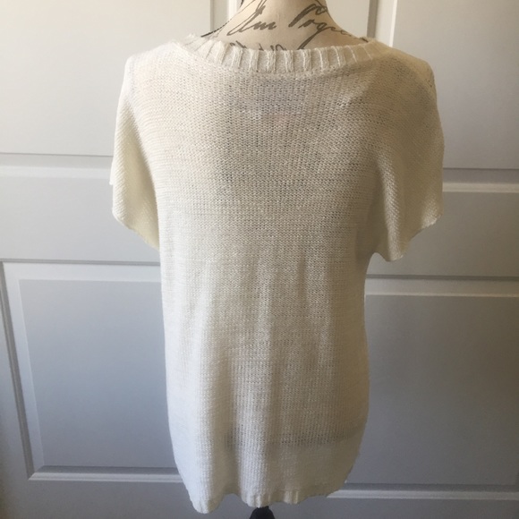 ROMEO & JULIET COUTURE Sweater Medium White - Picture 5 of 7