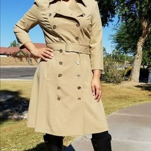 Calvin Klein Camel Trench Coat