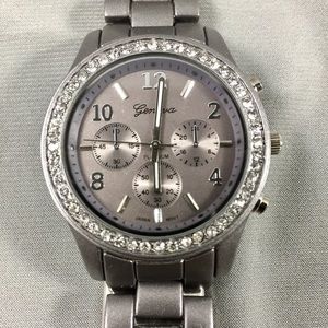 Geneva Women's Crystal Encrusted Watch