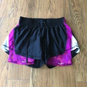 Spandex underneath! Athletic shorts!