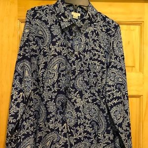 J. Crew Paisley Shirt