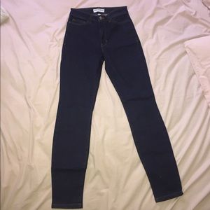 American Apparel Pencil High-rise Skinny Jeans