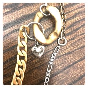 Juicy couture mixed media necklace