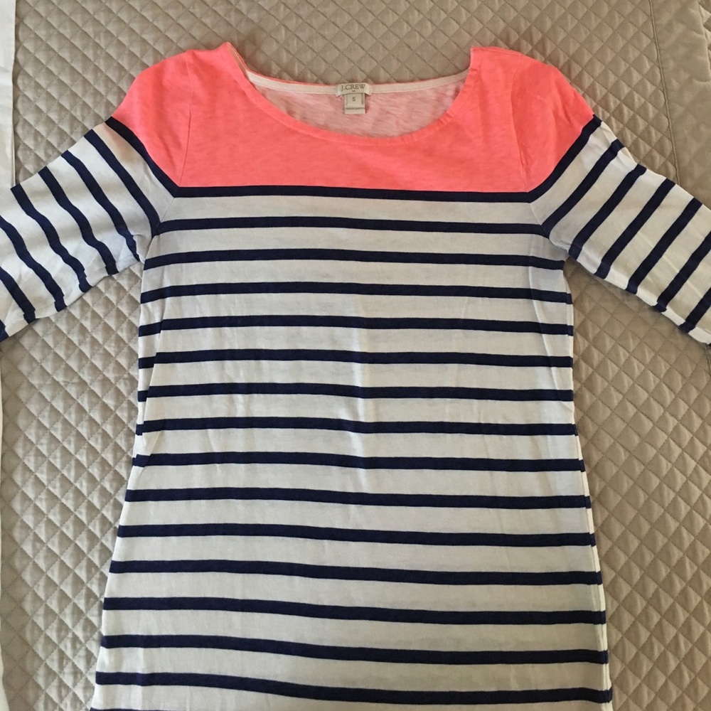 J Crew Three quarter sleeve top!