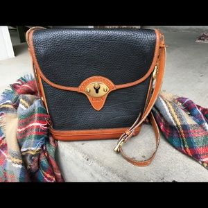 Dooney and Bourke Navy All Weather Leather Purse