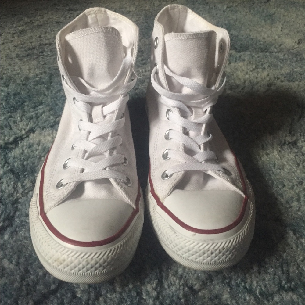 White High Top Converse Chuck Taylor