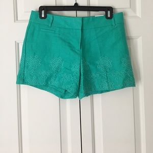 Ann Taylor LOFT Embroidered Shorts