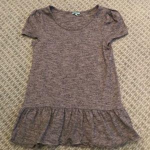 Anthropologie peplum tee