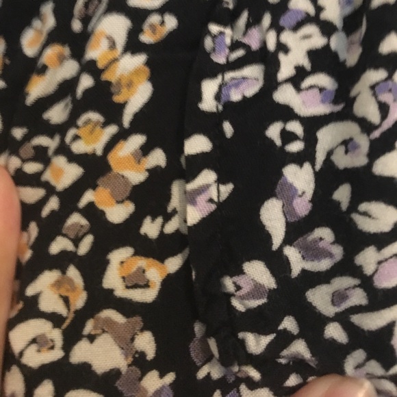 Black Floral Shorts - Picture 2 of 4