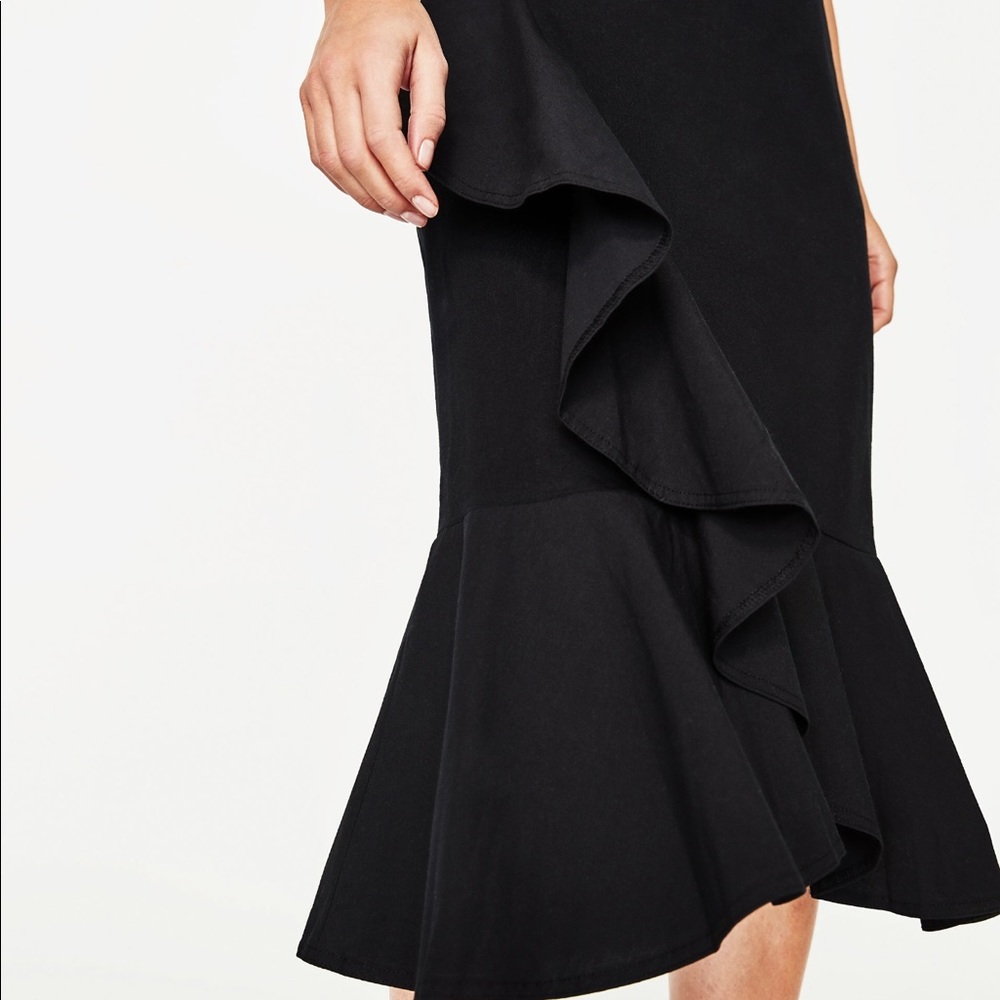Ruffle Wrap Skirt