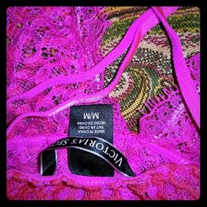 Victoria's Secret Womens size M pink Teddie