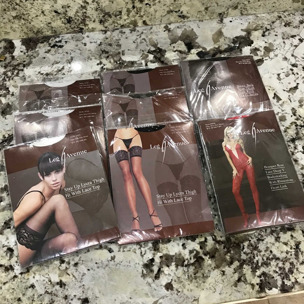 8-piece Bundle Lycra thigh hi in various colors