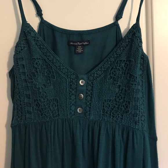 American Eagle Outfitters Tops - American Eagle teal tank top
