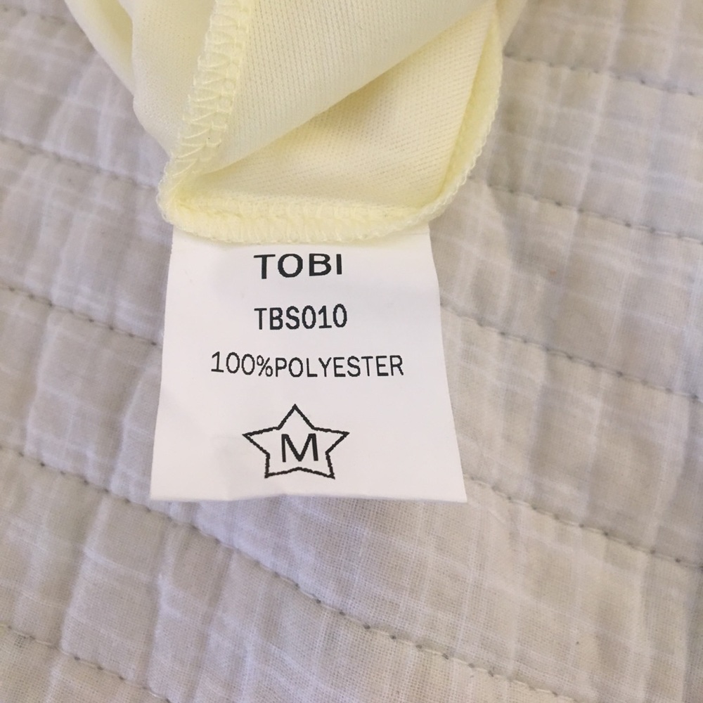 Tobi Cream Deep V Lace Back Skater Dress - Picture 6 of 6