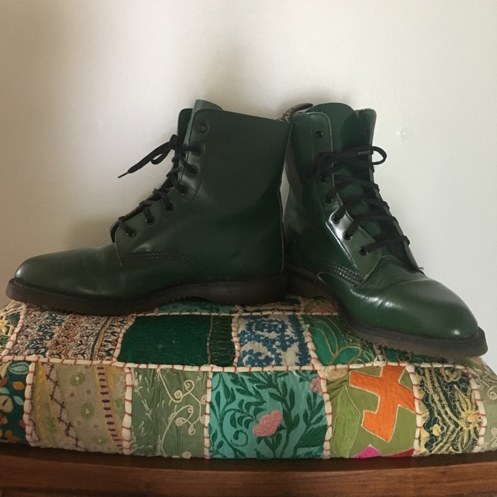 AirWair green boots