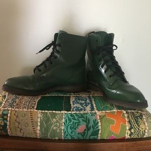 AirWair green boots
