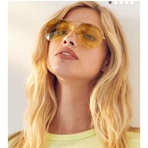 trendy yellow sunglasses