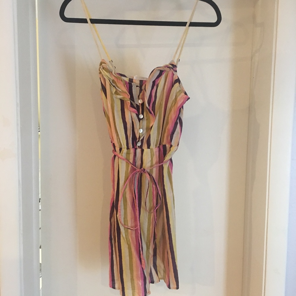 Anthropologie striped tank dress