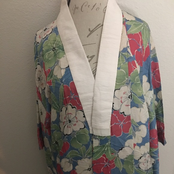 Vintage Japanese Silk Ladies Nagajuban / Kimono OS - Picture 8 of 8