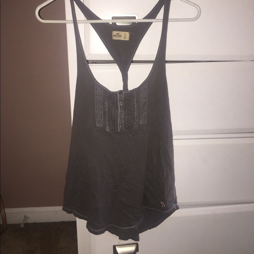 GREY HOLLISTER TANK